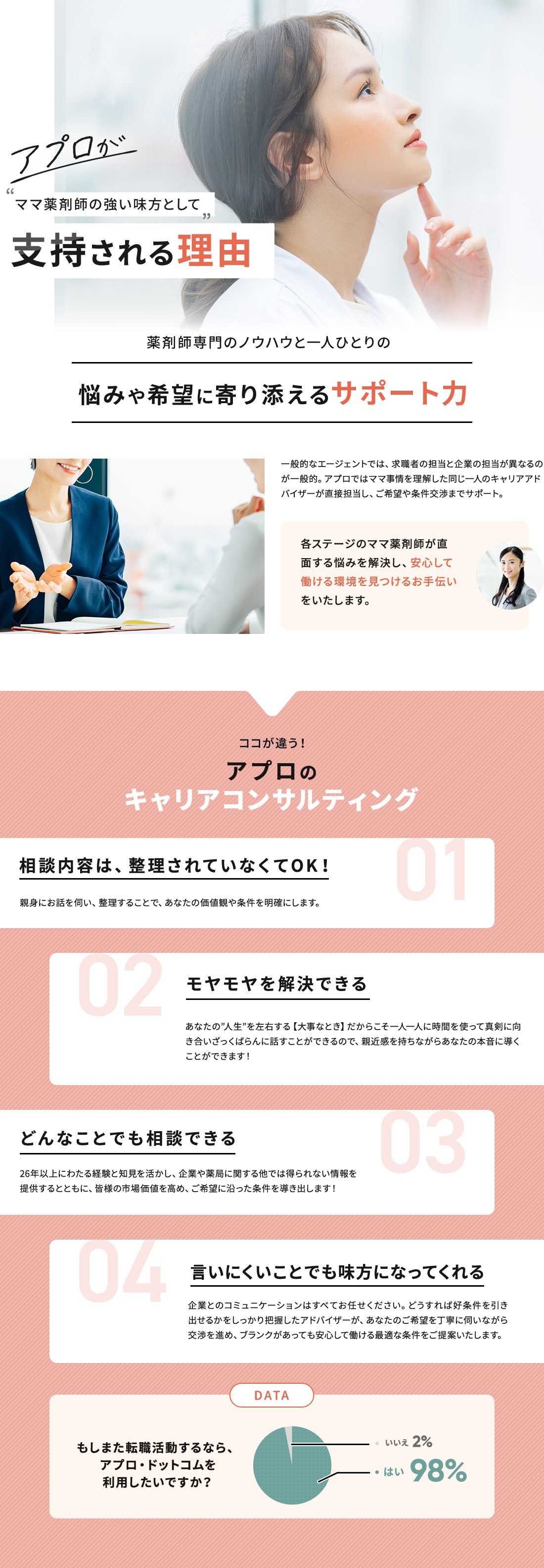 アプロが”ママ薬剤師の強い味方”として支持される理由